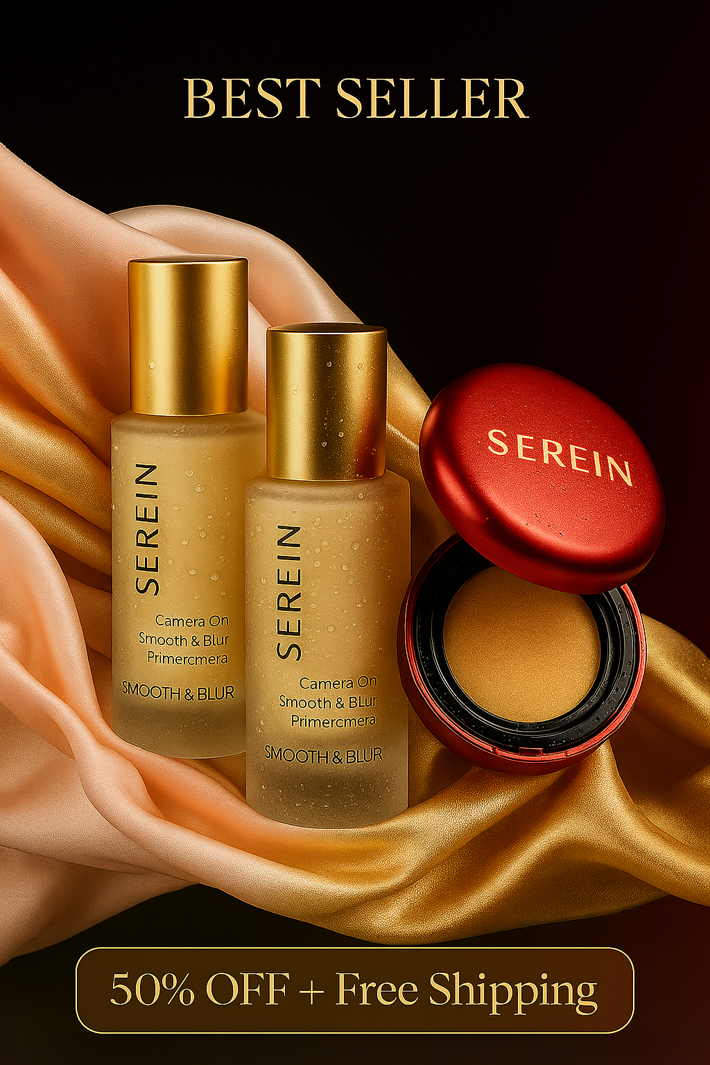 Serein™ BrightFix Radiance Set — Colour Corrector + FREE Brush & Mascara